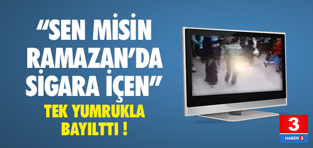 Ramazan&#039;da sigara içtiği için saldırıya uğrayan genç konuştu ! - Resim : 1