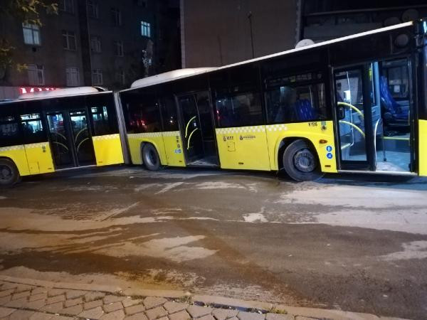İstanbul'da otobüs kazası! Faciadan dönüldü - Resim : 3
