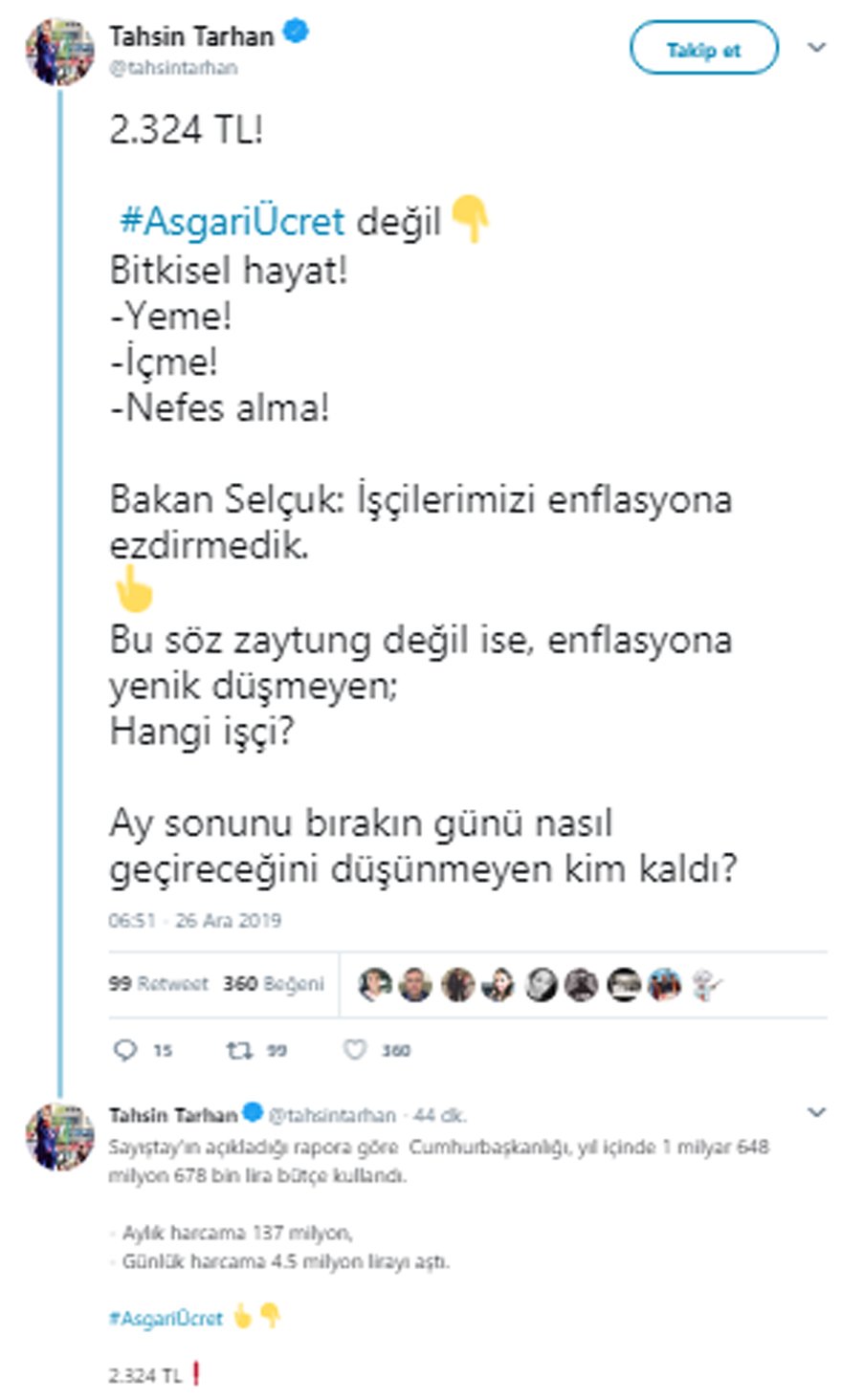 Asgari ücrete sosyal medyada tepki yağdı ! - Resim : 3