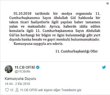 Abdullah Gül'den çok sert yanıt ! - Resim : 1