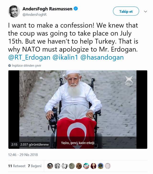 Hacklenen Twitter hesabından paylaşıldı: ''Darbeden haberimiz vardı'' - Resim : 1