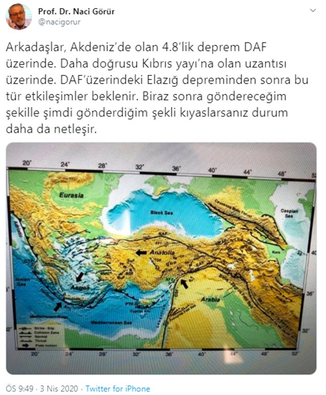 Deprem uzmanı Naci Görür Hatay'daki 3 depremi değerlendirdi - Resim : 2