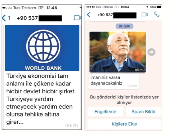 FETÖ Whatsapp'ta iş başında ! - Resim : 1