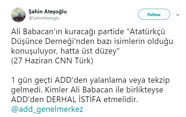 Atatürk Düşünce Derneği'nde ''yeni parti'' depremi - Resim : 1