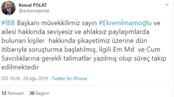 İmamoğlu skandal paylaşımlara karşı harekete geçti - Resim : 1