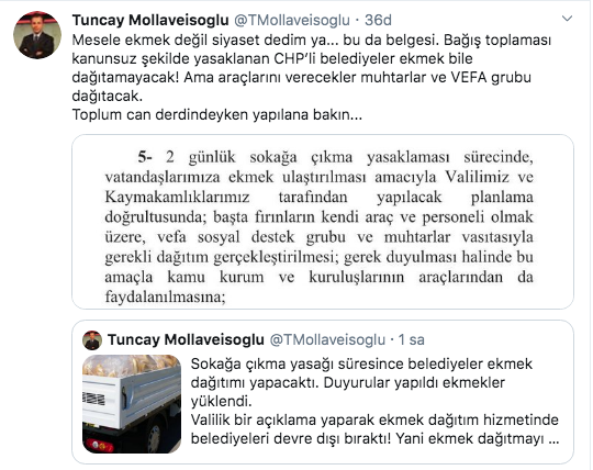 CHP'li belediyelerin ekmek dağıtması da yasaklandı ! - Resim : 1