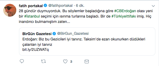 Fatih Portakal: ''Olası bir İstanbul seçimi için...'' - Resim : 1