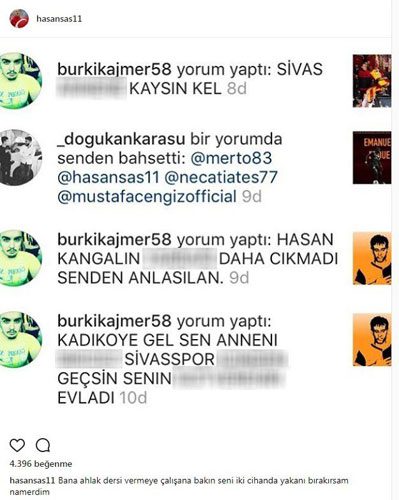 Hasan Şaş, edilen küfürlere çıldırdı !  - Resim : 1