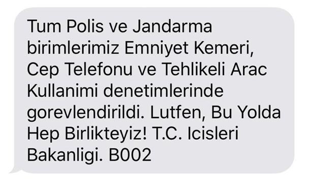 Bakanlık SMS'le uyardı: ''Görevlendirildi...'' - Resim : 1