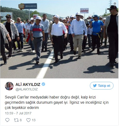 CHP'li vekil kalp krizi geçirdi iddiası yalanlandı - Resim : 1