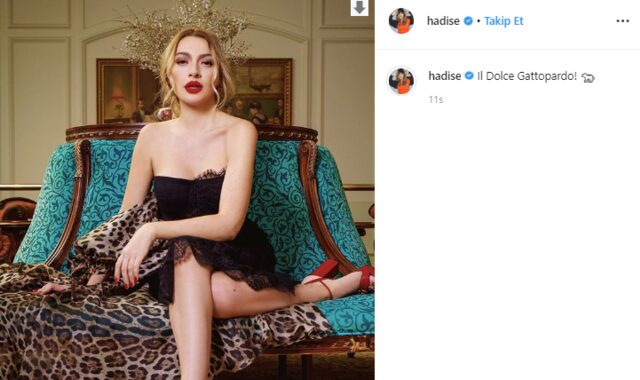 Hadise'den seksi "leopar" paylaşımı - Resim : 1