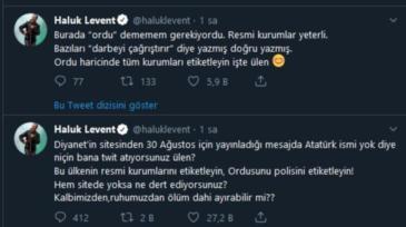 Haluk Levent ve Muharrem İnce'den Diyanet'e tepki ! - Resim : 1