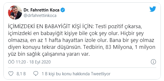 Bakan Koca'dan yeni açıklama: Salgında yükseliş var! - Resim : 2