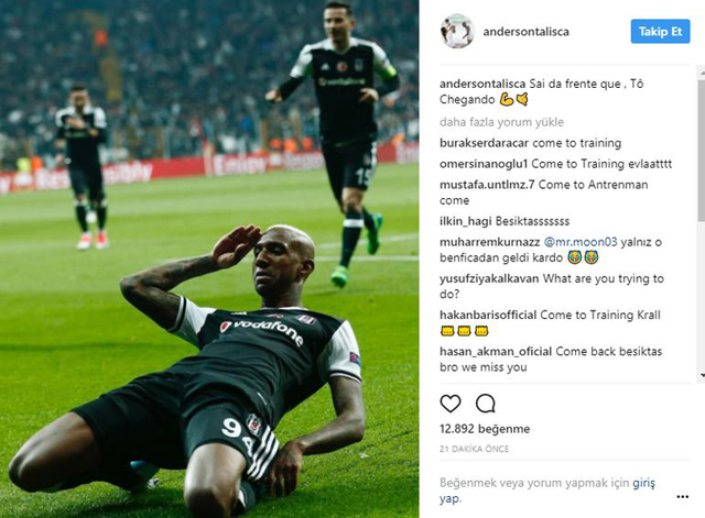 Talisca müjdeyi verdi ! Dönüyor... - Resim : 1