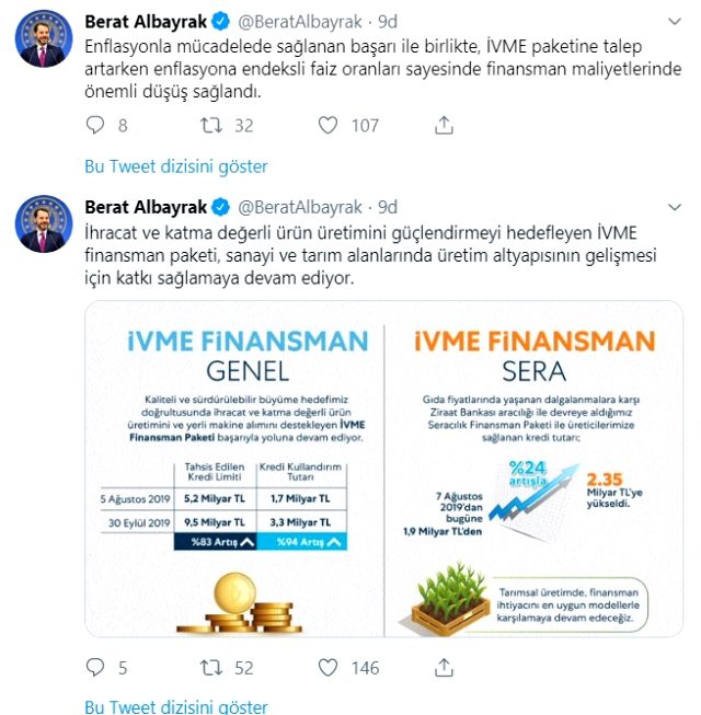 Bakan Albayrak: İVME finansman paketine talep arttı - Resim : 1