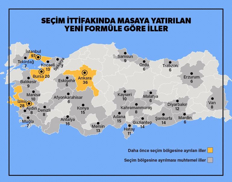 AK Parti-MHP ittifakından yeni harita çıktı: 31 ilde sistem değişiyor - Resim : 1