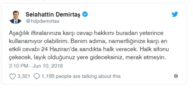 Demirtaş: 24 Haziran'da halk sifonu çekecek - Resim : 1