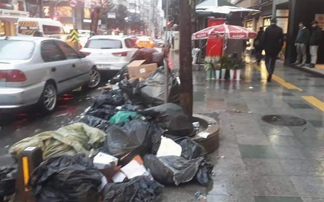 Şişli'de skandal! İşçiler maaş alamayınca Şişli çöplüğe döndü - Resim : 4