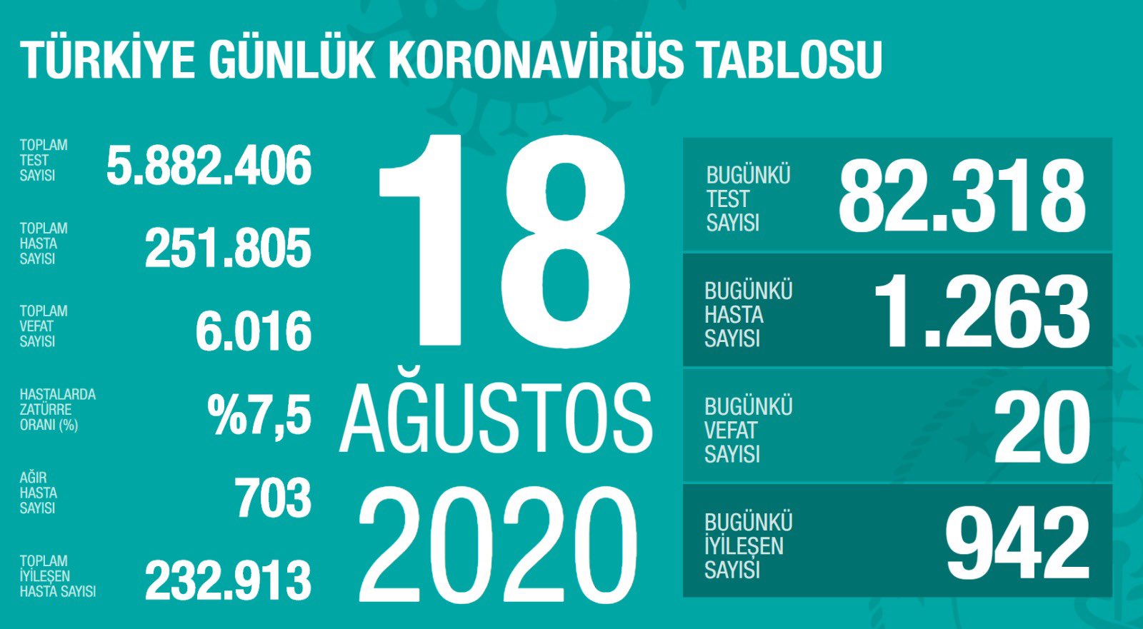 Test sayısında yeni rekor! İşte son 24 saatin koronavirüs tablosu - Resim : 1