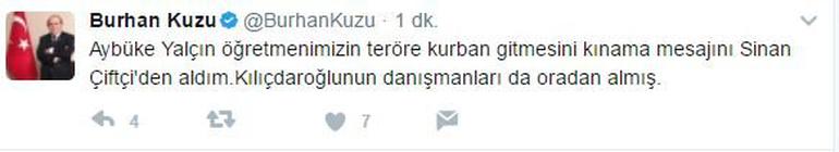 Kılıçdroğlu ile aynı mesajı paylaşan Burhan Kuzu'dan açıklama - Resim : 3