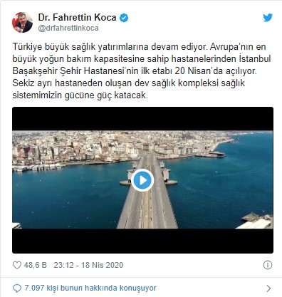 Sağlık Bakanı Fahrettin Koca açıkladı: 20 Nisan'da açılıyor ! - Resim : 1