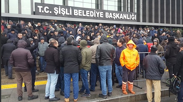 Şişli'de skandal! İşçiler maaş alamayınca Şişli çöplüğe döndü - Resim : 2