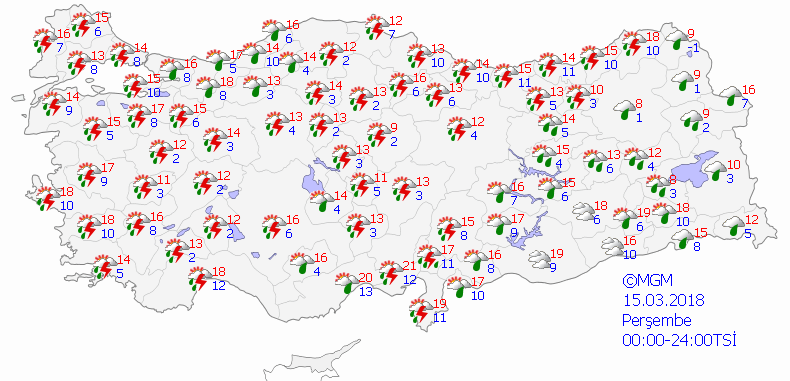 Meteoroloji'den 78 il için yağış uyarısı ! - Resim : 1