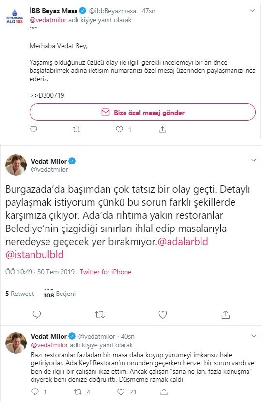 Vedat Milor, Burgazada'da saldıraya uğradı - Resim : 1