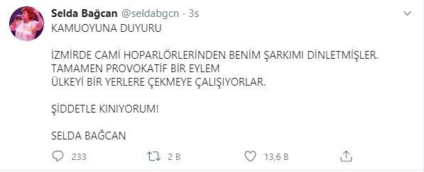 Selda Bağcan'dan İzmir'deki provokasyona sert tepki - Resim : 1