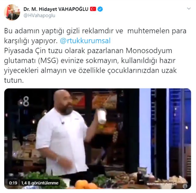 MHP'den MasterChef jüri üyesine sert tepki: Gizli reklam yapıyor - Resim : 2